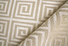 Exquisite Rugs Greek Key 9454 Beige Area Rug by The Met Closeup Image