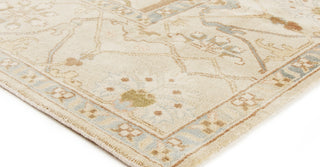 Exquisite Rugs Antique Weave Oushak 9492 Beige/Blue/Brown Area Rug Corner Image