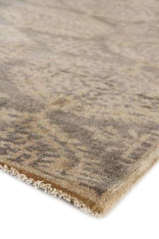 Exquisite Rugs Fine Wool 9495 Silver/Gray Area Rug Corner Image
