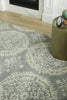 Exquisite Rugs Fine Wool 9495 Silver/Gray Area Rug 