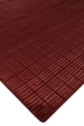 Exquisite Rugs Blocks 9502 Red Area Rug Lifestyle Image Feature