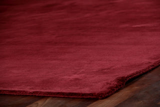 Exquisite Rugs Dove 9507 Ruby Red Area Rug Corner Image