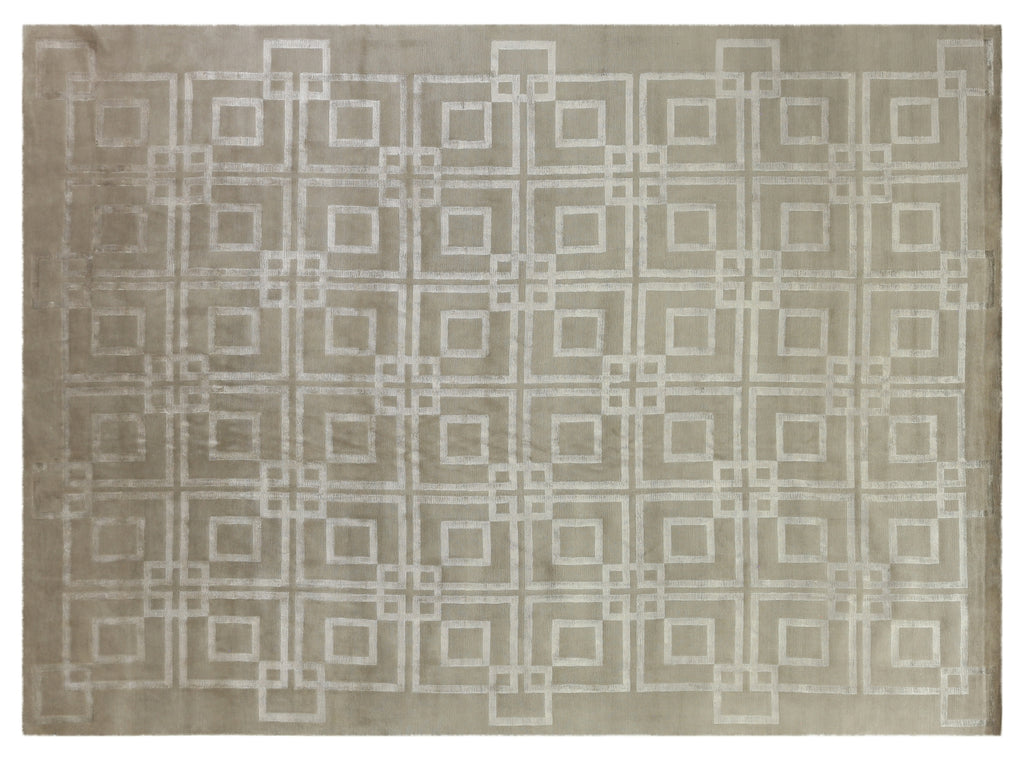 Exquisite Rugs Super Tibetan 9556 Taupe Area Rug main image