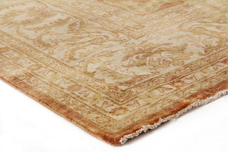 Exquisite Rugs Antique Weave Oushak 9564 Rust/Ivory Area Rug Corner Image