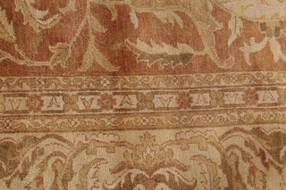 Exquisite Rugs Antique Weave Oushak 9564 Rust/Ivory Area Rug Closeup Image