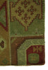 Exquisite Rugs Flatweave 9577 Green Area Rug Closeup Image