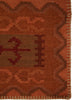 Exquisite Rugs Flatweave 9581 Red Area Rug Corner Image