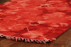 Exquisite Rugs Flatweave 9588 Red Area Rug Detail Image