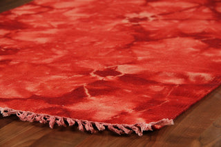 Exquisite Rugs Flatweave 9588 Red Area Rug Detail Image