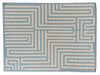 Exquisite Rugs Flatweave 9622 Light Blue Area Rug main image