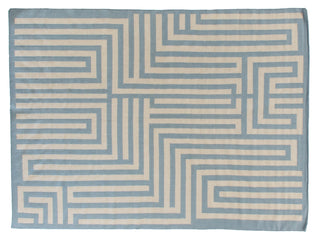 Exquisite Rugs Flatweave 9622 Light Blue Area Rug main image