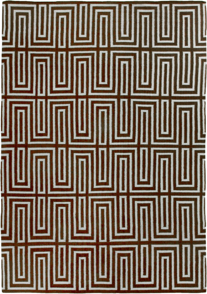 Exquisite Rugs Flatweave 9624 Brown Area Rug main image