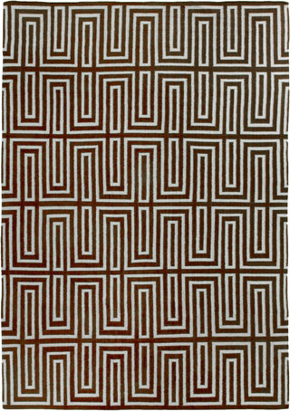 Exquisite Rugs Flatweave 9624 Brown Area Rug main image