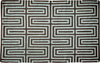 Exquisite Rugs Flatweave 9624 Brown Area Rug Closeup Image