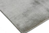 Exquisite Rugs Dove Plain 9651 Light Green Area Rug Corner Image