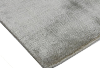 Exquisite Rugs Dove Plain 9651 Light Green Area Rug Corner Image