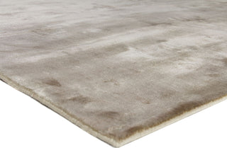 Exquisite Rugs Dove Plain 9658 Light Beige Area Rug Corner Image