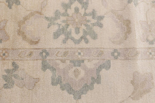 Exquisite Rugs Antique Weave Oushak 9691 Ivory Area Rug Corner Image