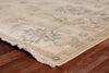 Exquisite Rugs Antique Weave Oushak 9691 Ivory Area Rug Closeup Image