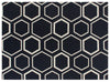 Exquisite Rugs Flatweave 9695 Navy/White Area Rug main image