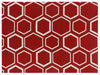 Exquisite Rugs Flatweave 9697 Red/White Area Rug main image