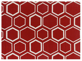 Exquisite Rugs Flatweave 9697 Red/White Area Rug main image