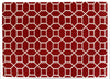 Exquisite Rugs Flatweave 9706 Red/White Area Rug main image