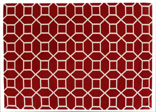 Exquisite Rugs Flatweave 9706 Red/White Area Rug main image