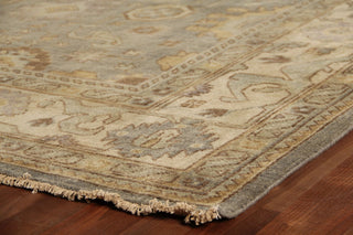 Exquisite Rugs Antique Weave Oushak 9729 Light Blue/Ivory Area Rug Corner Image