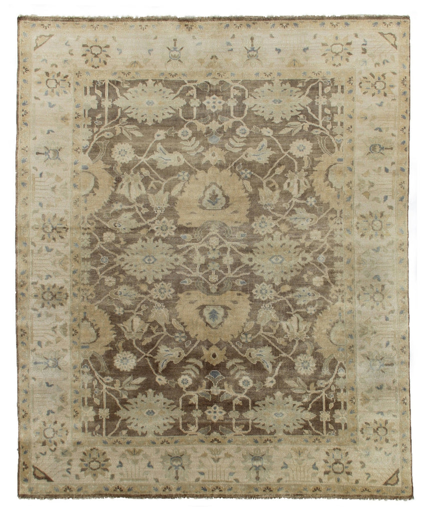 Exquisite Rugs Antique Weave Oushak 9733 Mink/Ivory Area Rug main image