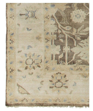 Exquisite Rugs Antique Weave Oushak 9733 Mink/Ivory Area Rug Corner Image