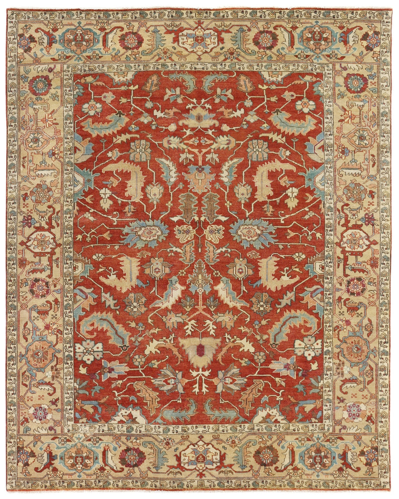 Exquisite Rugs Antique Weave Serapi 9745 Rust/Gold Area Rug main image