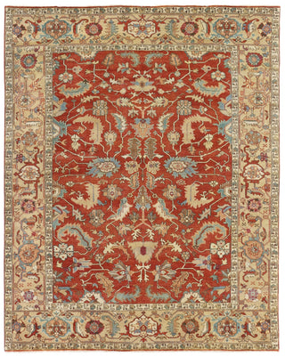 Exquisite Rugs Antique Weave Serapi 9745 Rust/Gold Area Rug main image