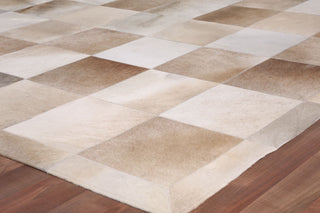 Exquisite Rugs Natural Hide 9758 Beige Area Rug Corner Image