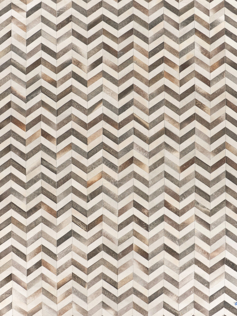 Exquisite Rugs Natural Hide 9762 White/Gray Area Rug main image