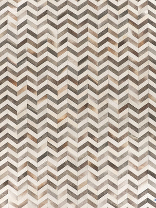 Exquisite Rugs Natural Hide 9762 White/Gray Area Rug main image