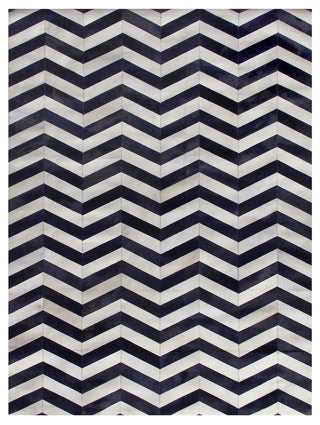 Exquisite Rugs Natural Hide 9766 Ivory/Ink Area Rug main image