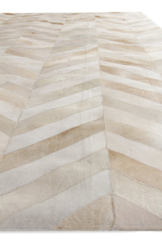 Exquisite Rugs Natural Hide 9771 Beige Area Rug Closeup Image