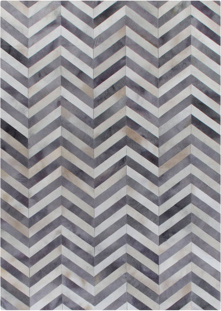Exquisite Rugs Natural Hide 9772 Gray/Ivory Area Rug main image