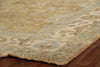 Exquisite Rugs Antique Weave Oushak 9782 Gold/Ivory Area Rug Corner Image