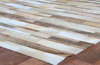 Exquisite Rugs Natural Hide 9784 Beige Area Rug Corner Image