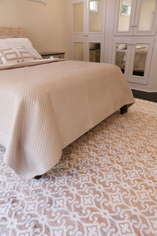 Exquisite Rugs Antique Weave Bamboo 9800 Beige Area Rug 