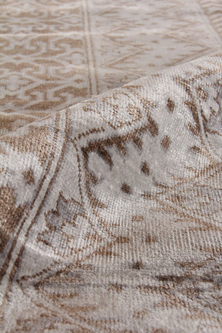 Exquisite Rugs Antique Weave Bamboo 9800 Beige Area Rug Lifestyle Image Feature