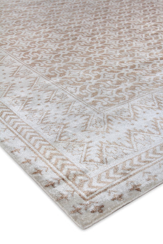 Exquisite Rugs Antique Weave Bamboo 9800 Beige Area Rug Lifestyle Image Feature