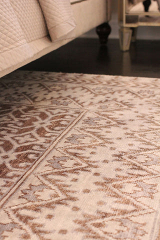 Exquisite Rugs Antique Weave Bamboo 9800 Beige Area Rug 