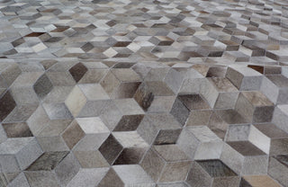 Exquisite Rugs Natural Hide 9817 Silver Area Rug Pile Image