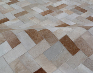 Exquisite Rugs Natural Hide 9819 Ivory Area Rug Pile Image