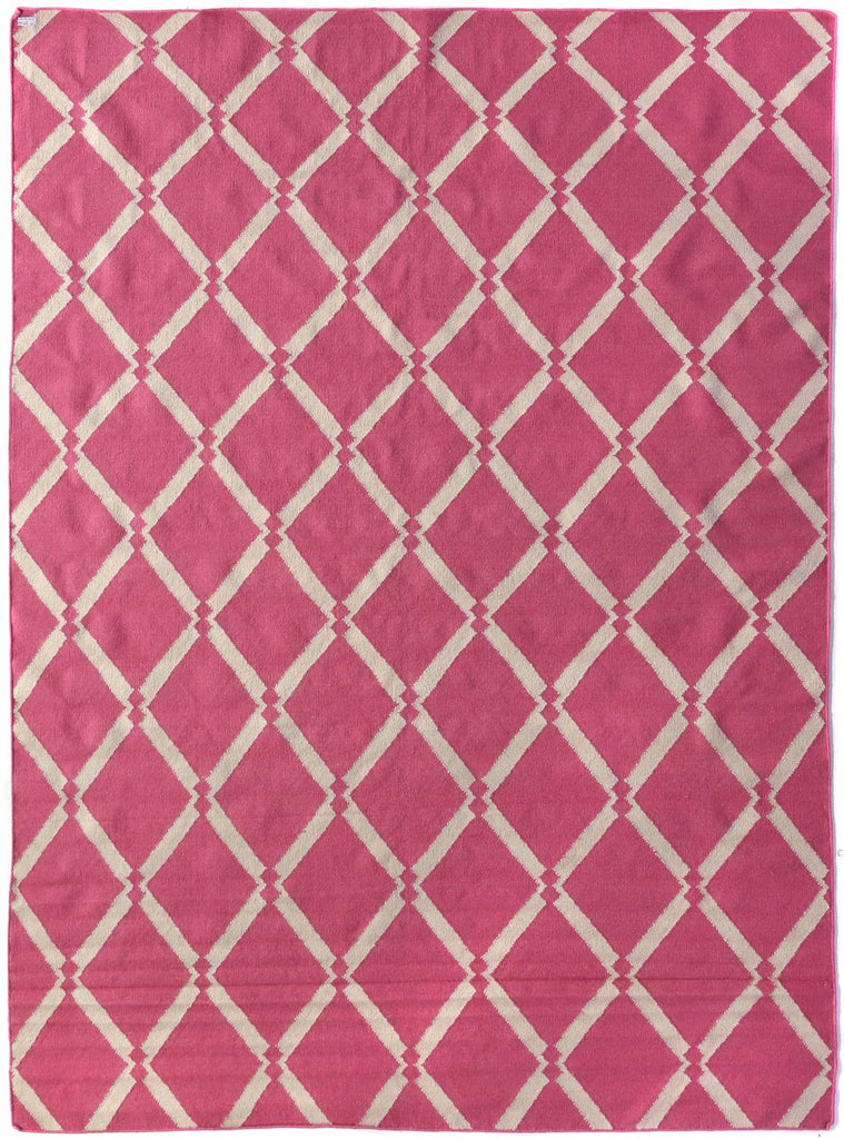 Exquisite Rugs Flatweave 9830 Pink Area Rug main image