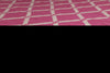 Exquisite Rugs Flatweave 9830 Pink Area Rug Closeup Image