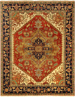 Exquisite Rugs Antique Weave Serapi 9831 Rust/Navy Area Rug main image